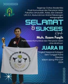 Mahasiswa KPI Raih Juara 3 Pencak Silat Tingkat Nasional Pada Ajang IPSI CUP 2024 Kategori Seni Tunggal Putra Dewasa